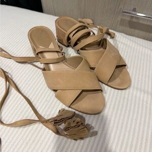 B Brian Atwood Tan Women's Sandals